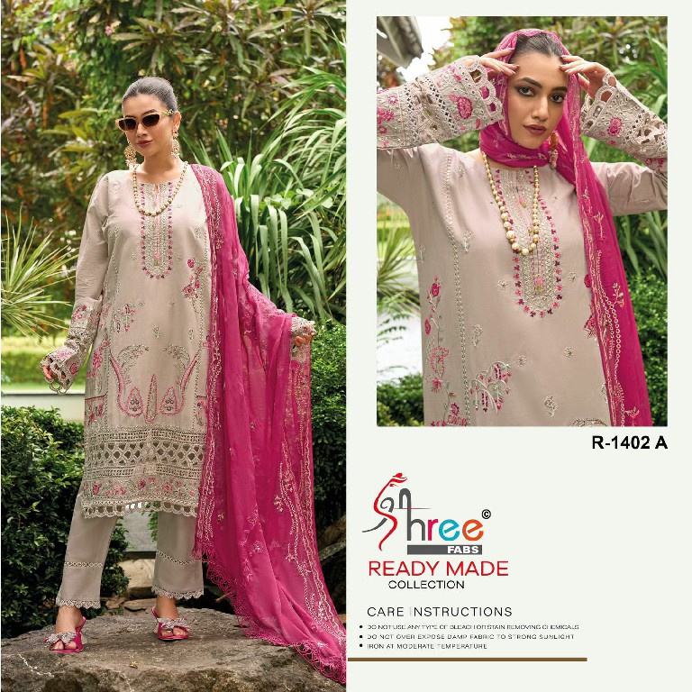 Shree Fabs R-1402 Wholesale Readymade Indian Pakistani Salwar Suits