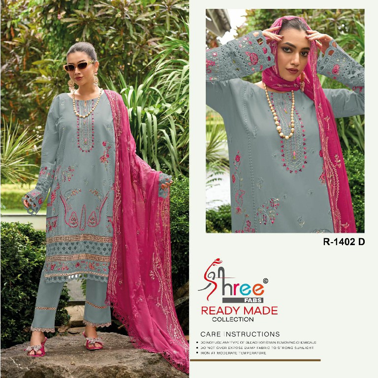 Shree Fabs R-1402 Wholesale Readymade Indian Pakistani Salwar Suits