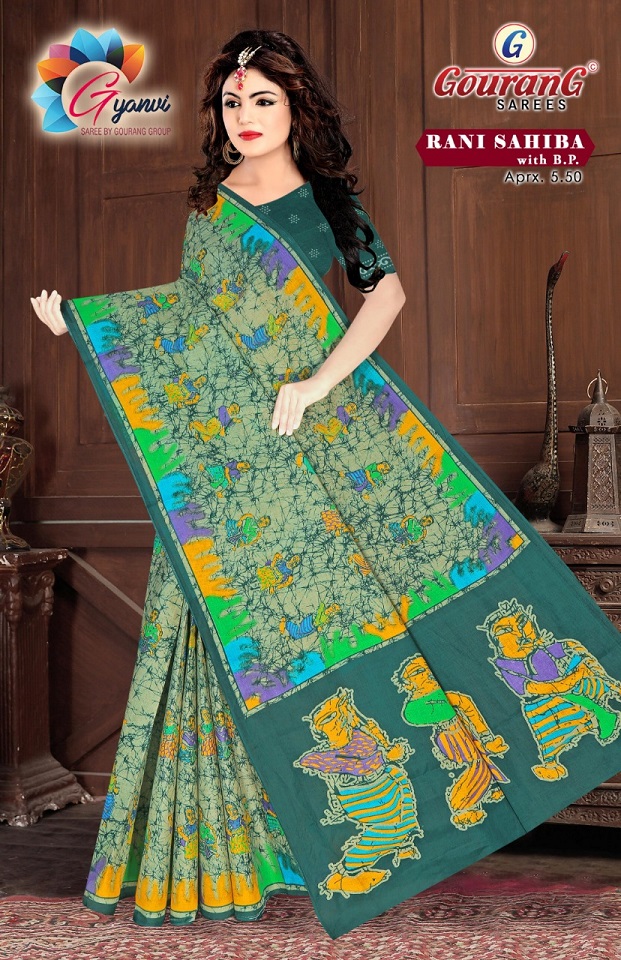 Gourang Rani Sahiba Vol-1 Wholesale Pure Cotton Printed Sarees