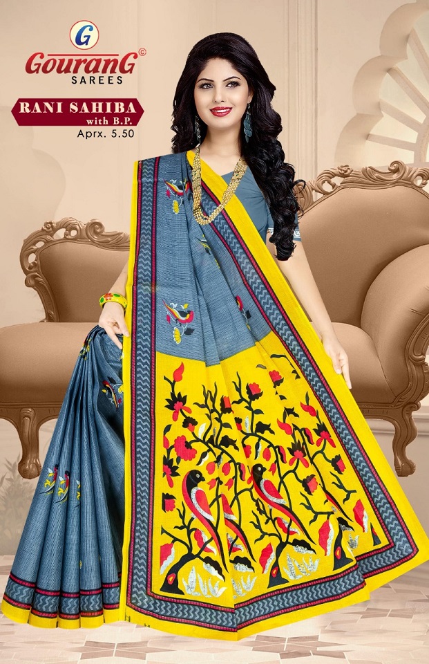 Gourang Rani Sahiba Vol-2 Wholesale Pure Cotton Printed Sarees