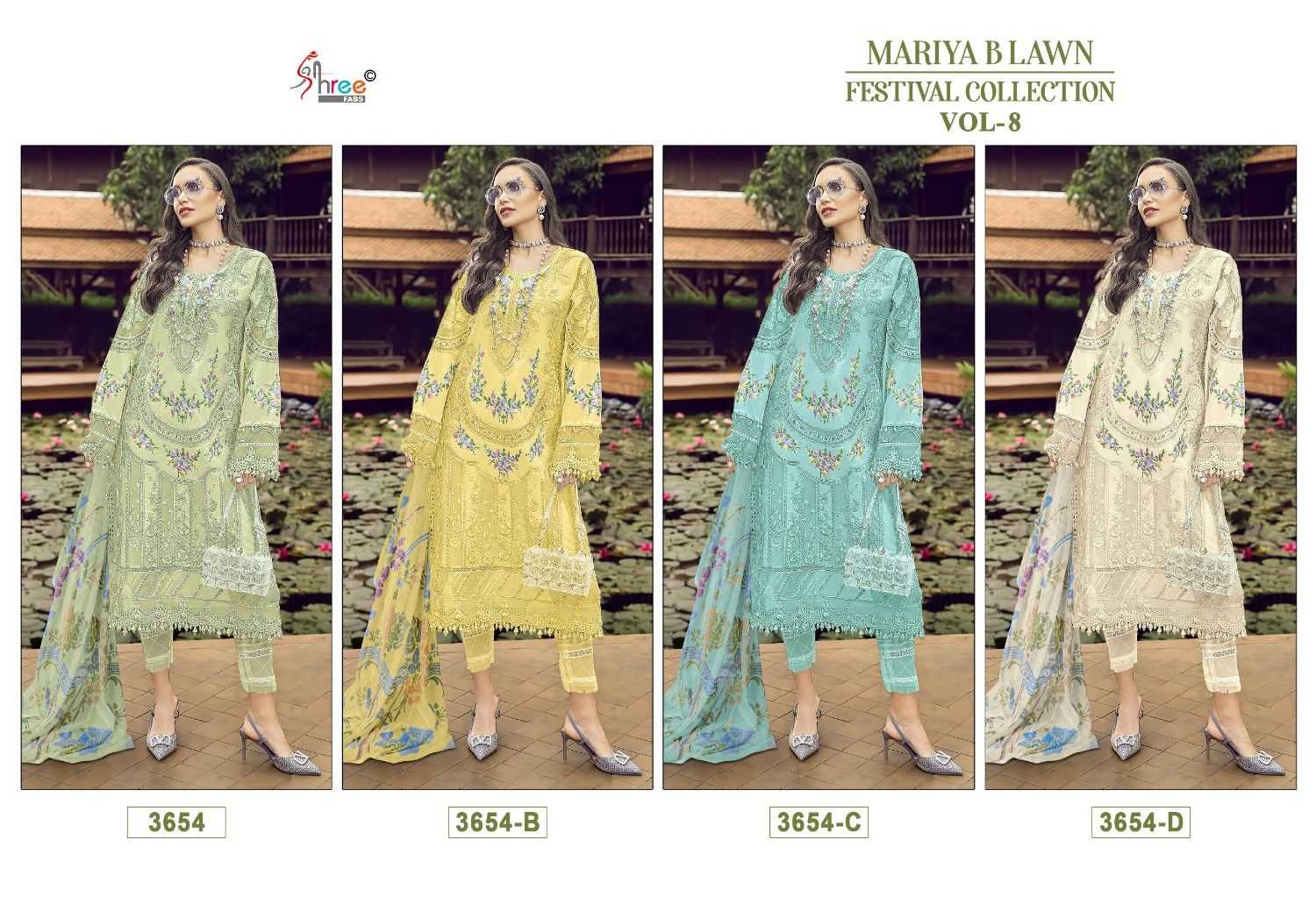 mariya b lawn festival colloction vol 8 by shree fabs cotton pakistani dress