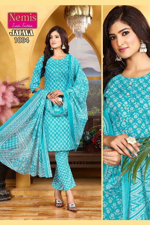 nemis jalwa capsule print readymade elegant style salwar kameez