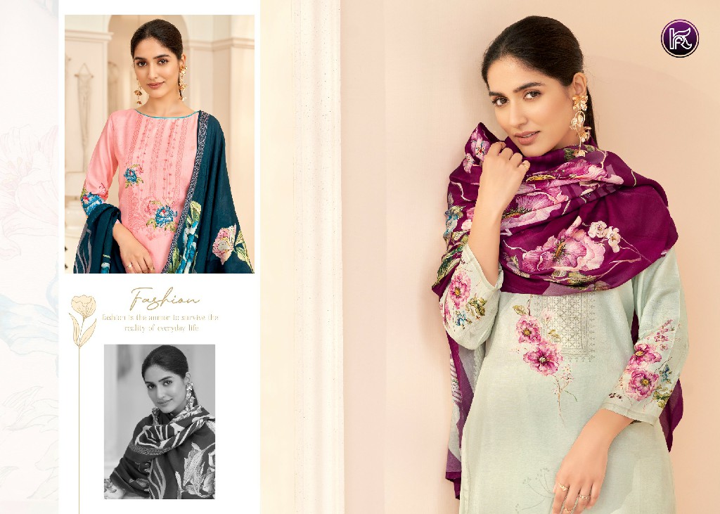 Kala Fashion Kala Mayra Wholesale Pure Muslin Digital With Hand Work Dress Material