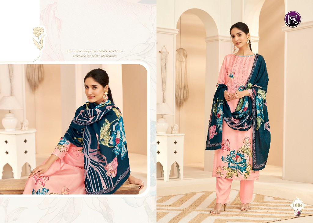 Kala Fashion Kala Mayra Wholesale Pure Muslin Digital With Hand Work Dress Material