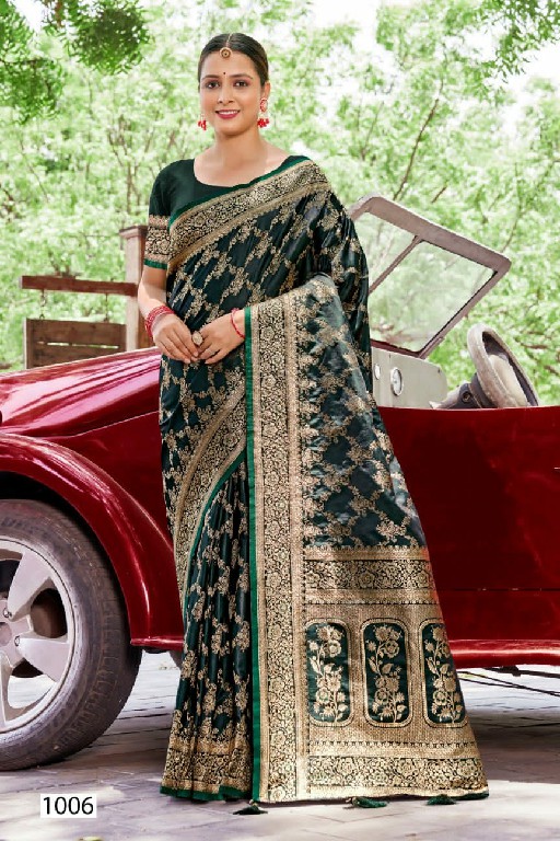 Saroj Royal Queen Vol-10 Wholesale Satin Silk Party Wear Indian Sarees