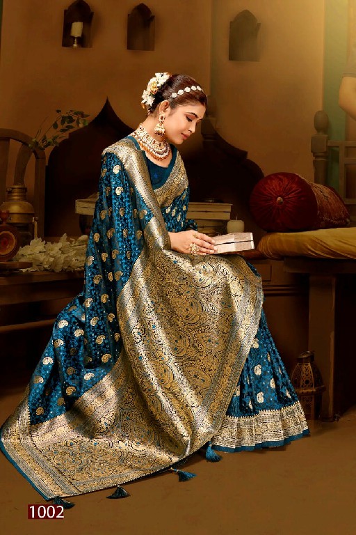 Saroj Royal Queen Vol-5 Wholesale Satin Silk Party Wear Indian Sarees