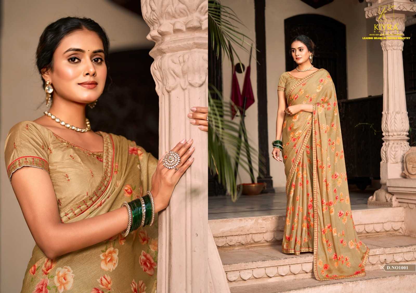 kewat by kiyra saree classic look chiffon saree