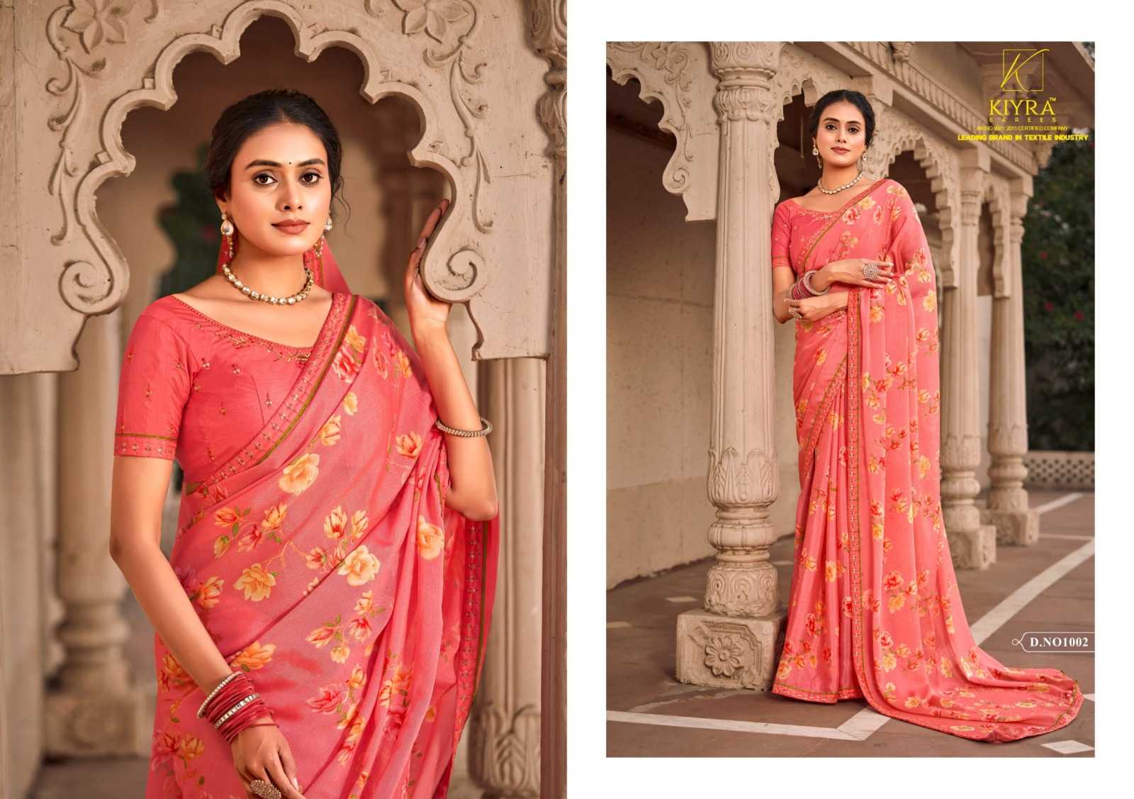 kewat by kiyra saree classic look chiffon saree