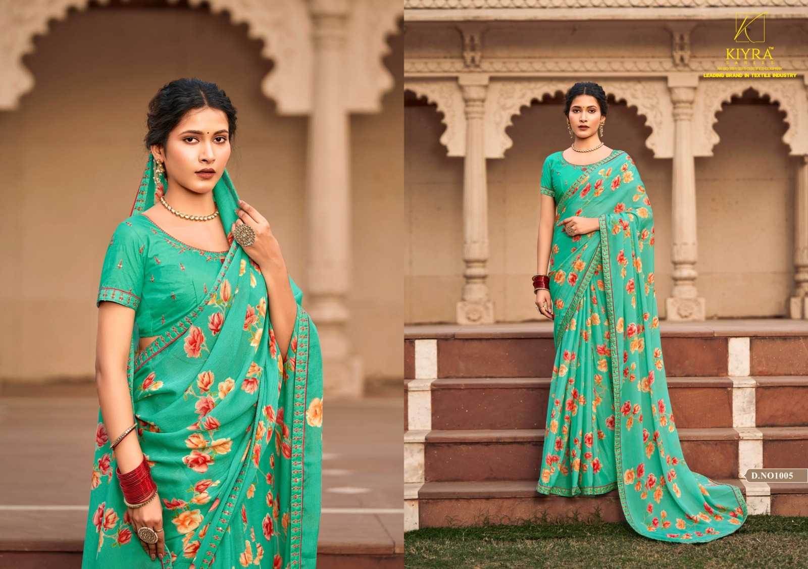 kewat by kiyra saree classic look chiffon saree