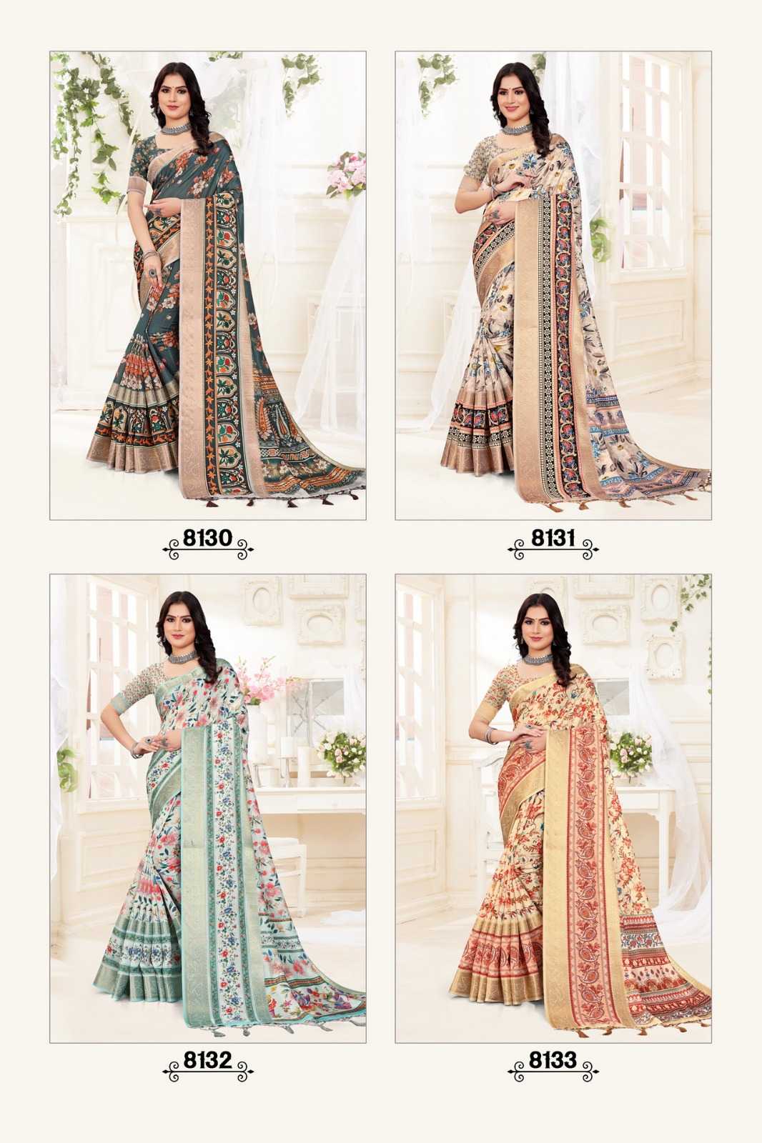 stylewell manushi digital print classic look saree with blouse