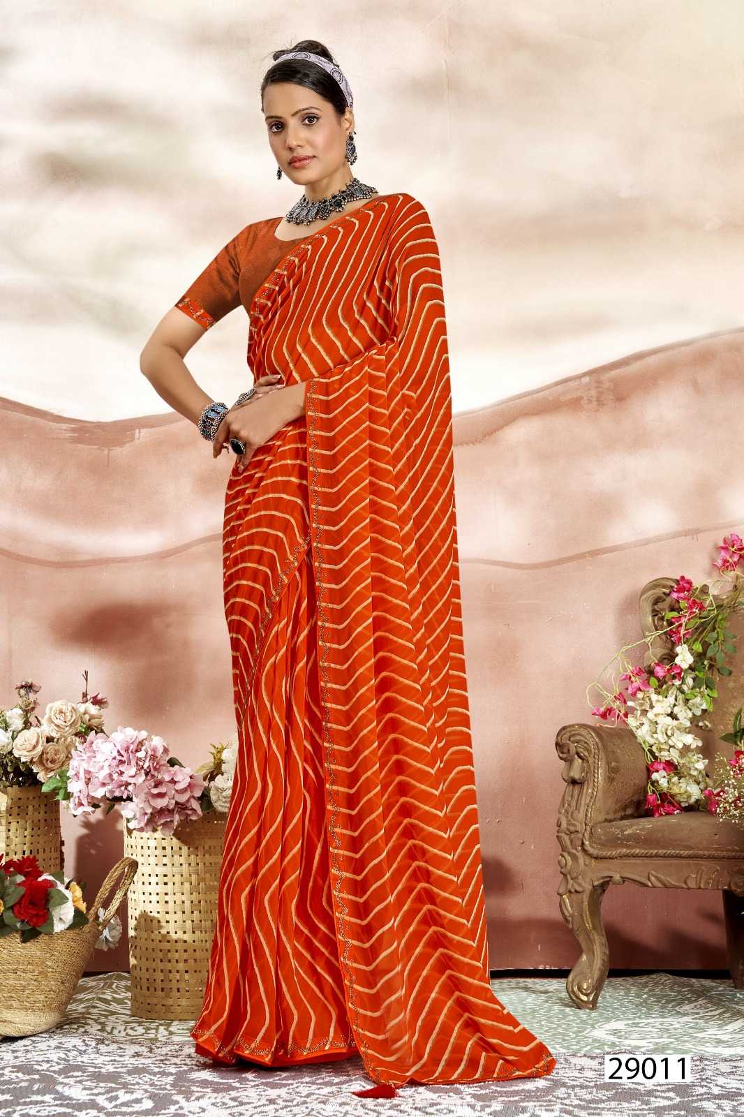 avanti vol 3 by vallabhi prints georgette fancy printed saree