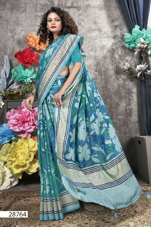 vallabhi prints veda vol 2 latest fancy print brasso saree