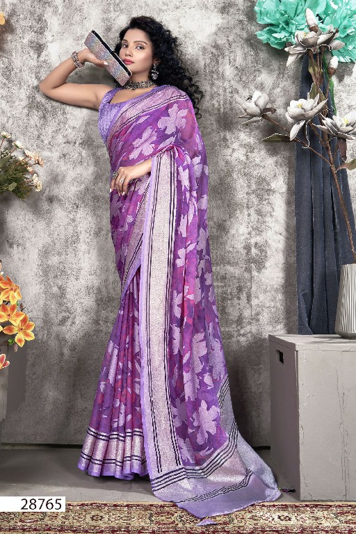 vallabhi prints veda vol 2 latest fancy print brasso saree