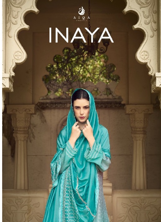 AIQA Inaya Wholesale Pure Bemberg Rose Silk Casual Ethnic Dresses