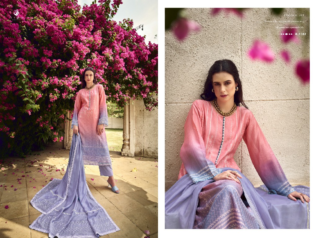 AIQA Inaya Wholesale Pure Bemberg Rose Silk Casual Ethnic Dresses