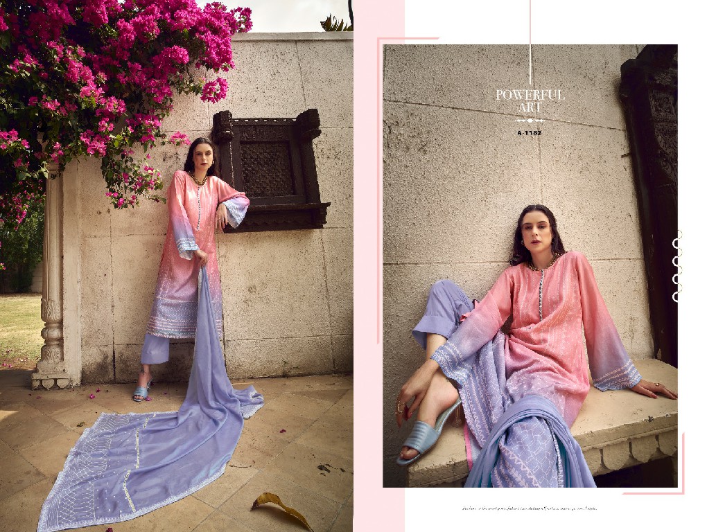 AIQA Inaya Wholesale Pure Bemberg Rose Silk Casual Ethnic Dresses