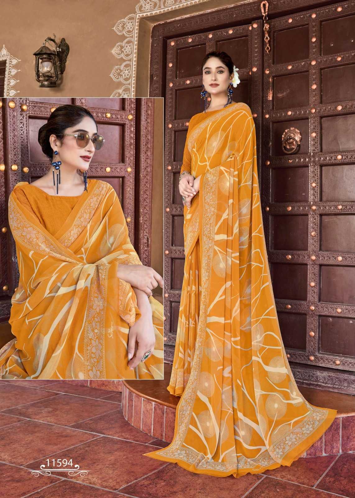 champa vol 11 by seymore fancy printed georgette saree online