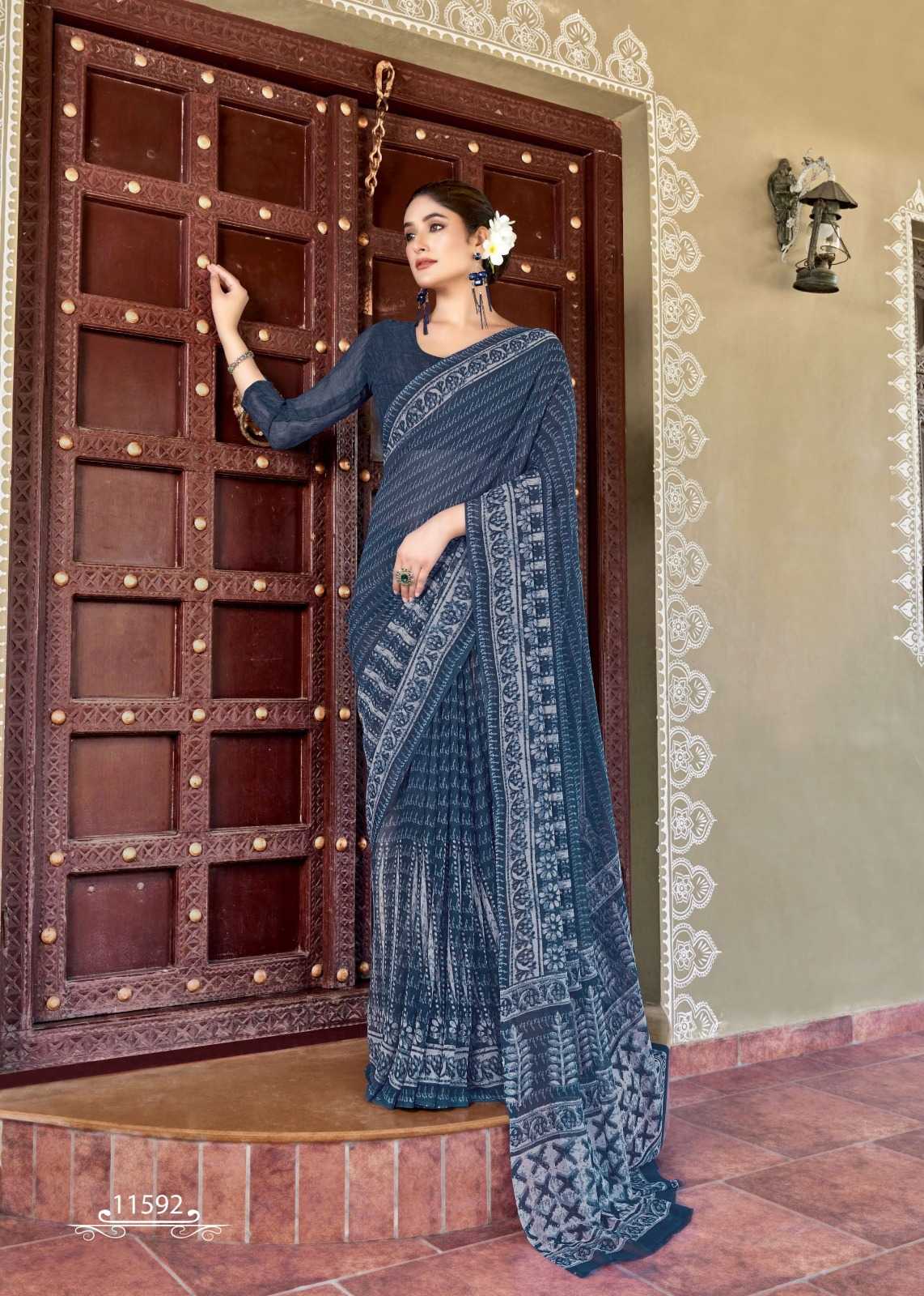 champa vol 11 by seymore fancy printed georgette saree online