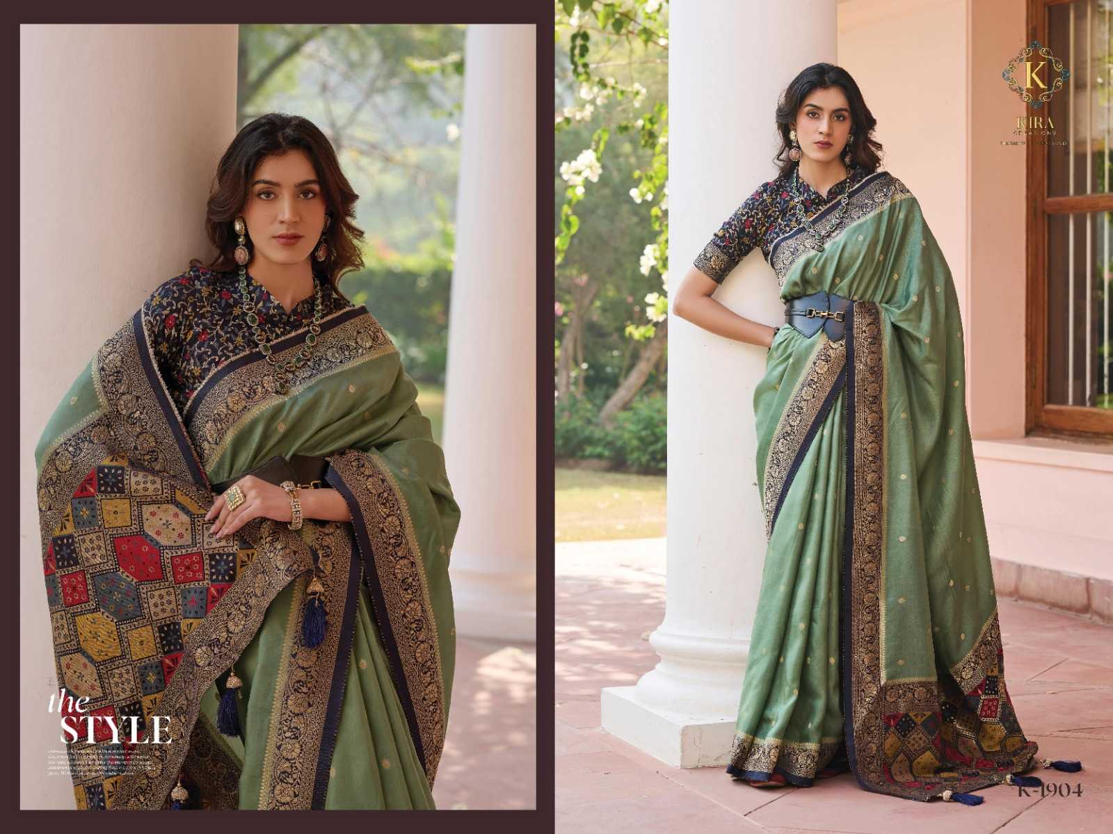 kadambri by kira creation soft viscose stylish saree for women