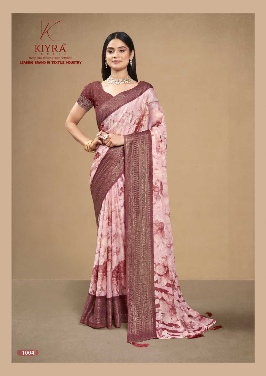 kiyra saree olivia classic look printed women saree