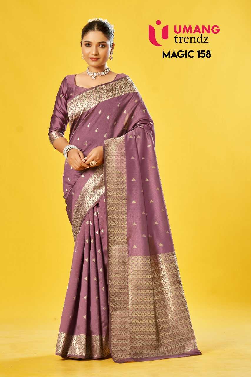 Umang magic-158 lichi womens indian saree wholesaler