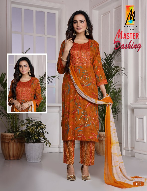 dashing by master capsule print fully stitch pretty look salwar kameez