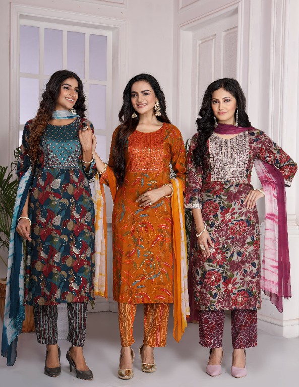 dashing by master capsule print fully stitch pretty look salwar kameez