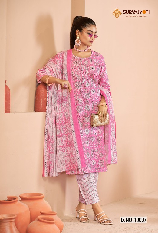 preyasi vol 10 by suryajyoti big size fancy readymade cotton ladies suits