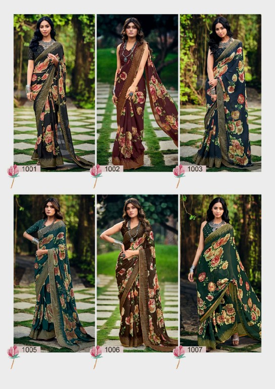 KASHVI CREATION AJNABEE VOL 7 BEAUTIFUL WEAR SAREE COLLECTION