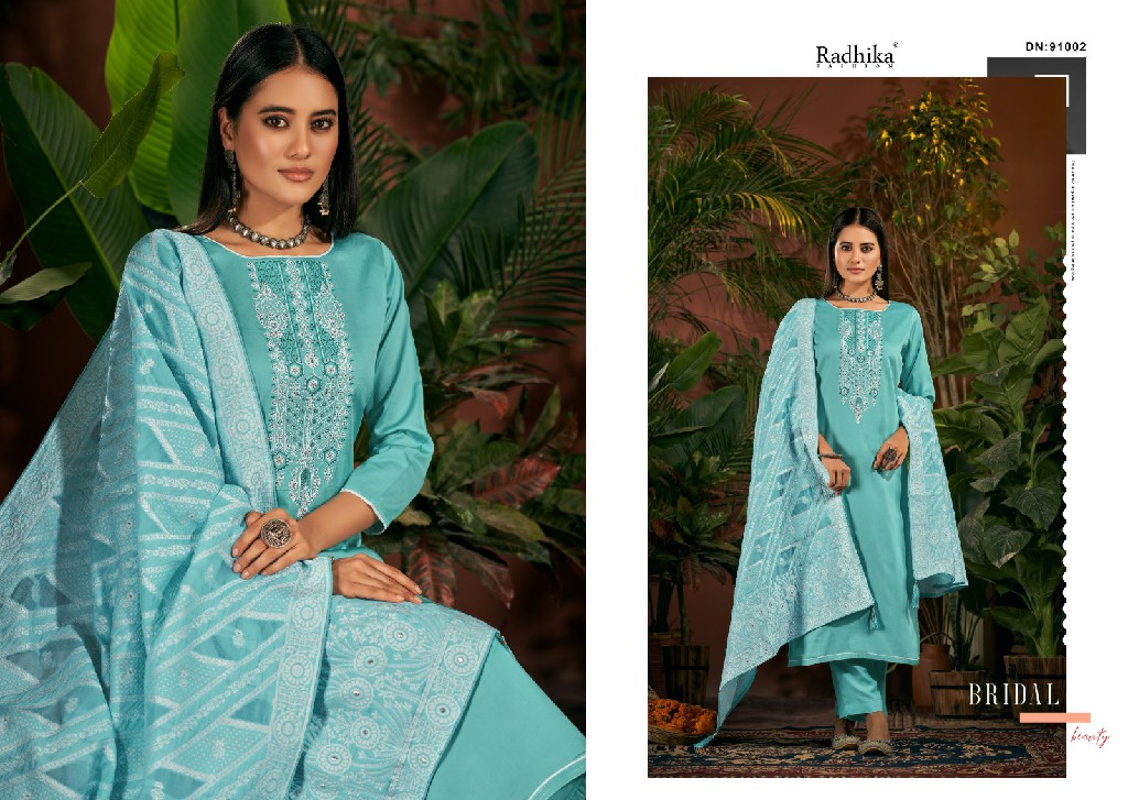 RADHIKA FASHION AZARA CYCLE VOL 2 ELEGANT WORK DRESS MATERIAL