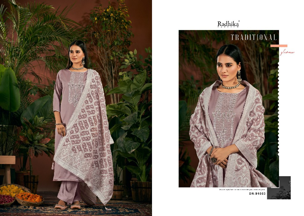 RADHIKA FASHION AZARA CYCLE VOL 2 ELEGANT WORK DRESS MATERIAL