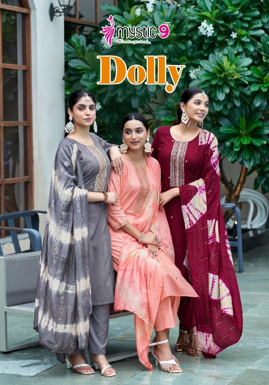 Mystic 9 Dolly Vol-2 Wholesale Readymade Three Piece Salwar Suits Collection