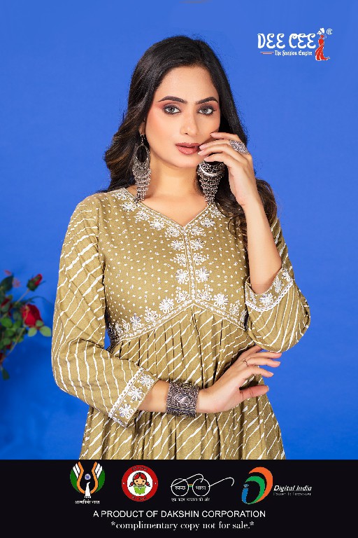 Dee Cee Anjuba Wholesale Long Flared Kurtis Collection