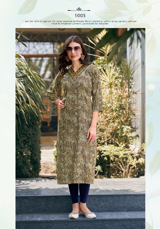 Vaniska Charming Vol-1 Wholesale Heavy Reyon Foil Print Long Kurtis