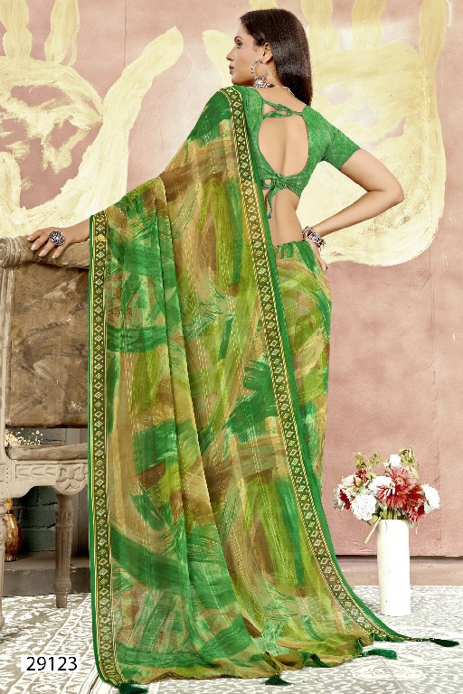 eesha vol 6 by vallabhi prints pretty look georgette print saree