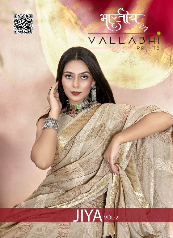 Vallabhi Jiya Vol-2 Wholesale Moss Georgette Ethnic Indian Sarees