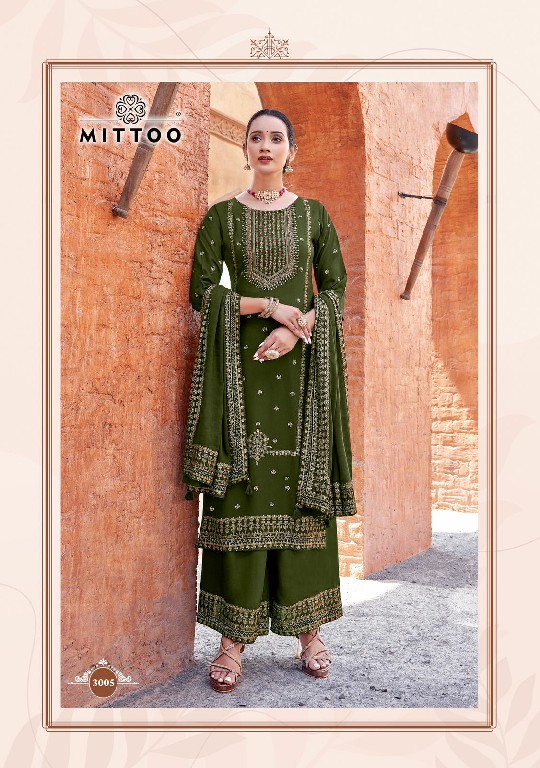 Mittoo Sparsh Wholesale Reyon Print Readymade  3 Piece Salwar Suits