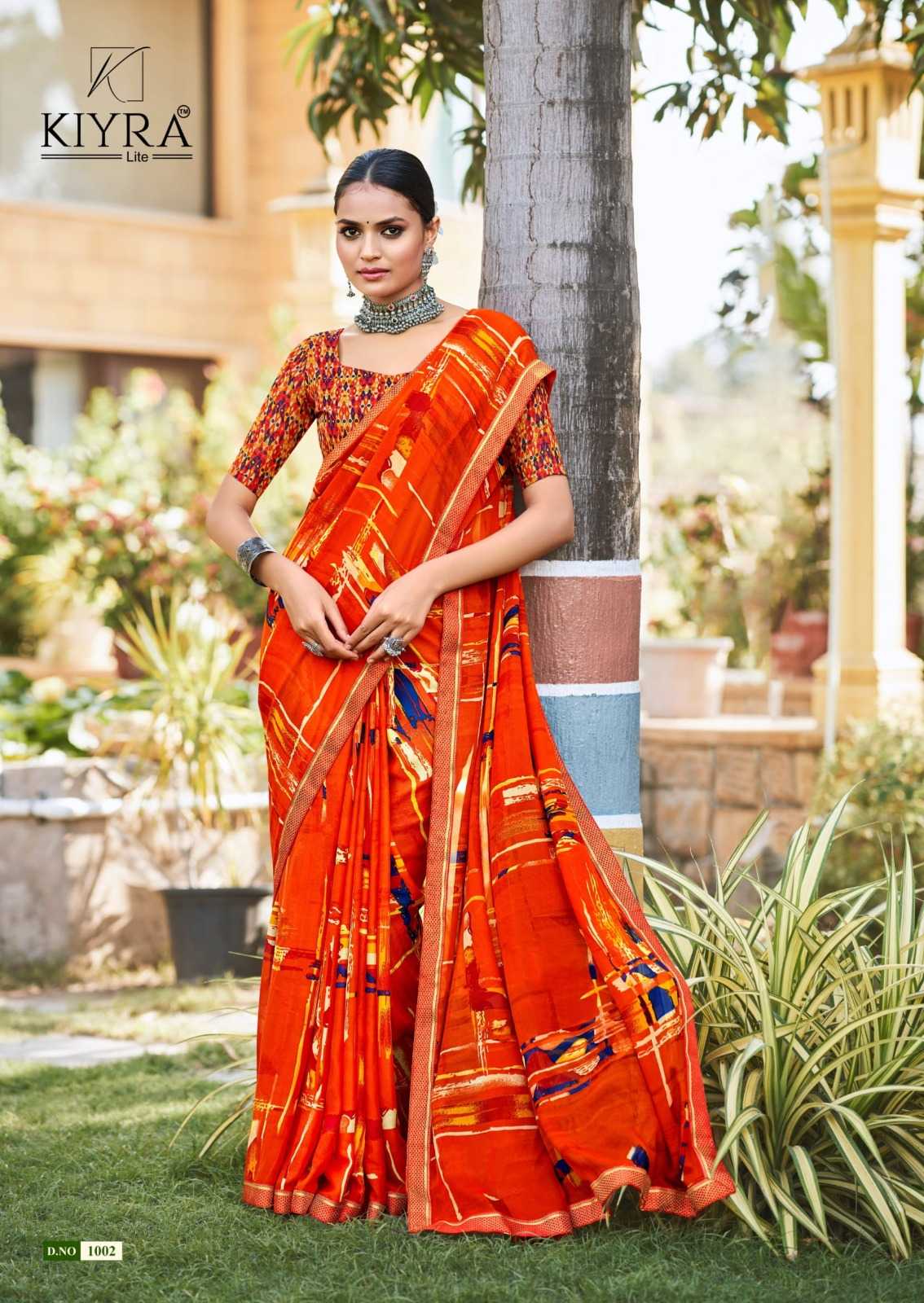 kamli by kiyra saree classic look colourful saree for women