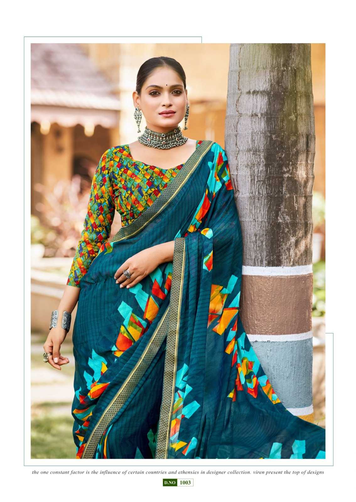 kamli by kiyra saree classic look colourful saree for women