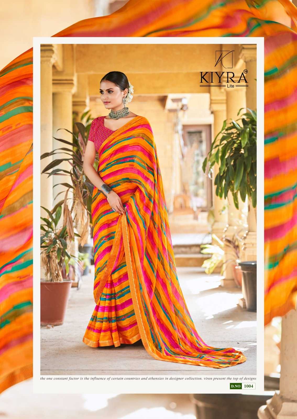 kamli by kiyra saree classic look colourful saree for women