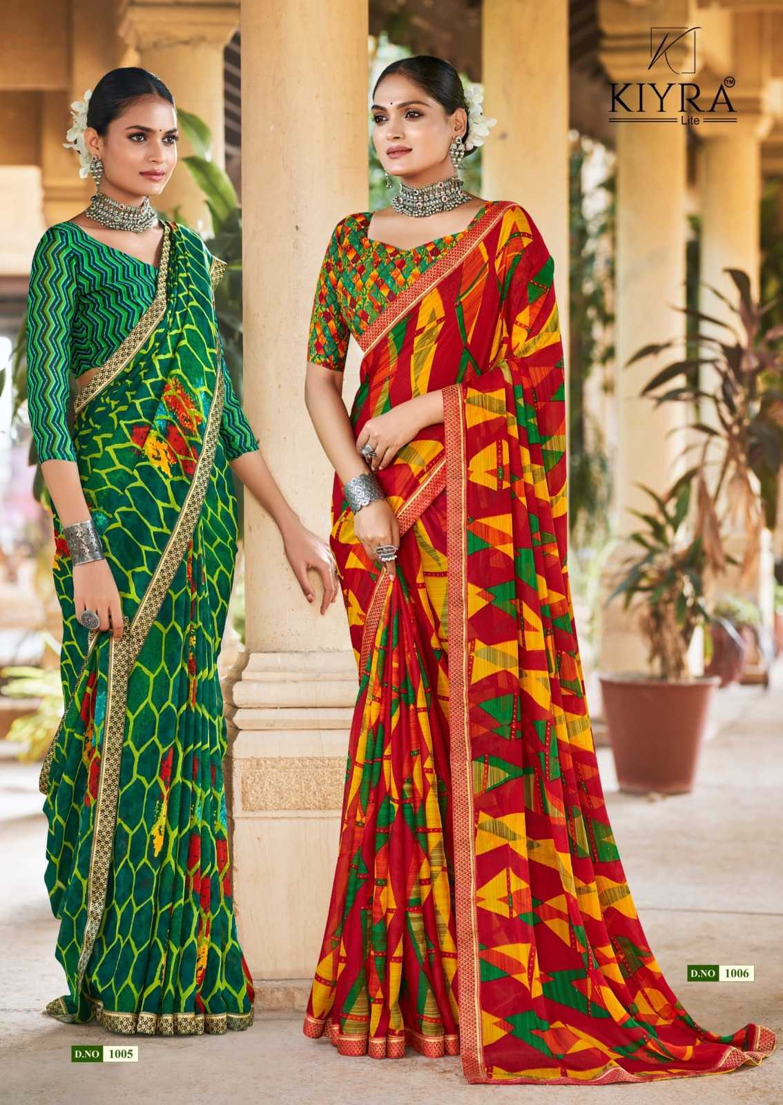 kamli by kiyra saree classic look colourful saree for women