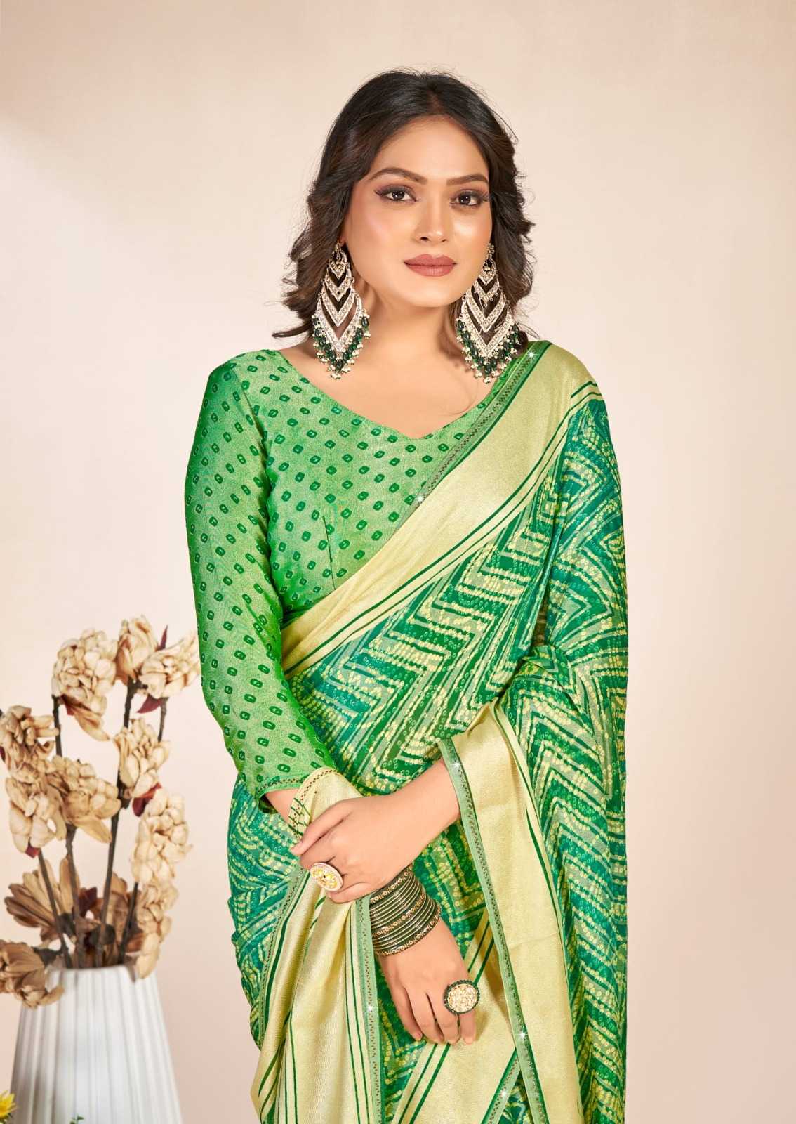 kiyra saree pikaso siroski work brasso saree collection