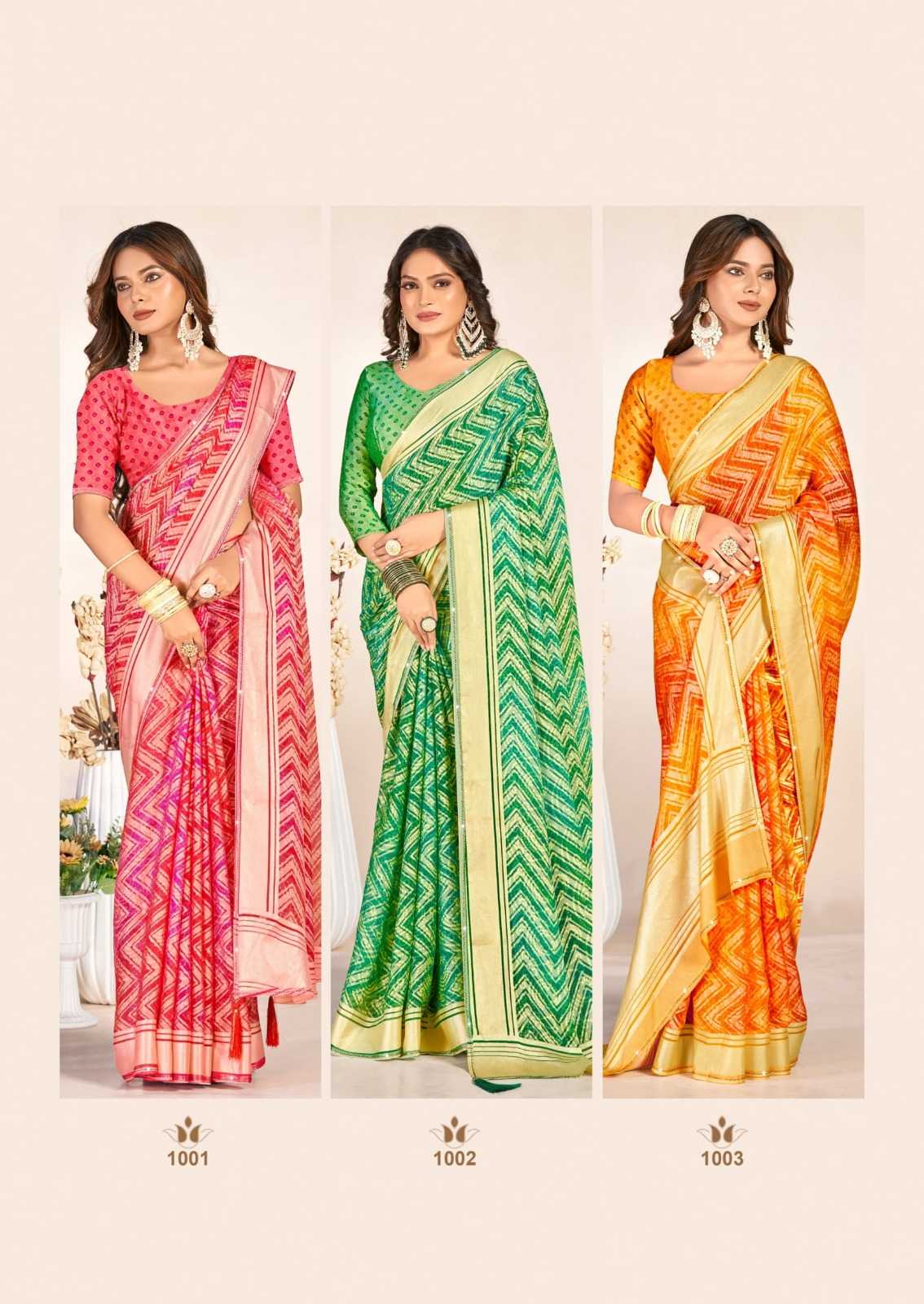 kiyra saree pikaso siroski work brasso saree collection