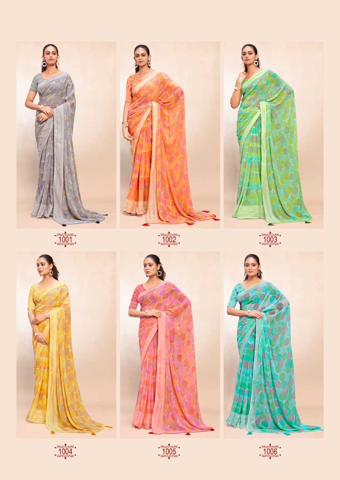 pariniti by kiyra comfortable fancy georgette saree online