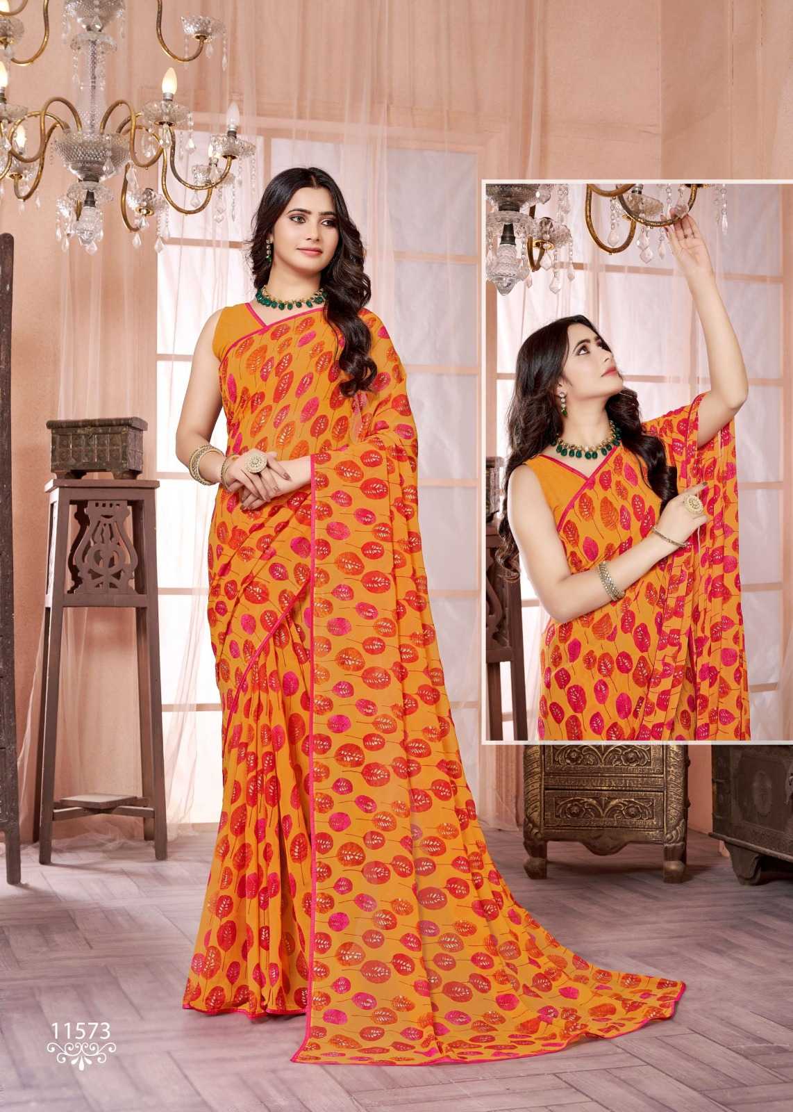 seymore Print kanchan vol 3 georgette colourful women saree