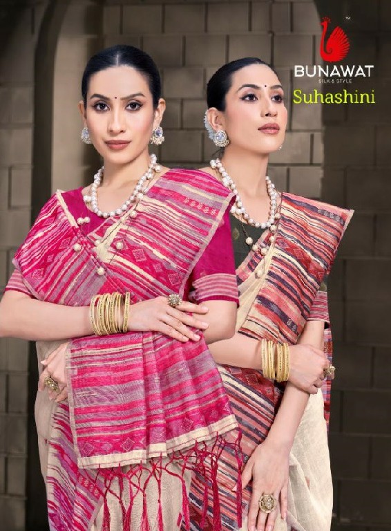 Bunawat Suhashini Wholesale Cotton Sarees Catalog