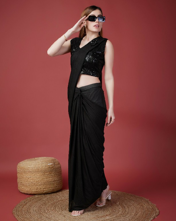 Amoha 101113 Wholesale Ready To Wear Stitched Sarees