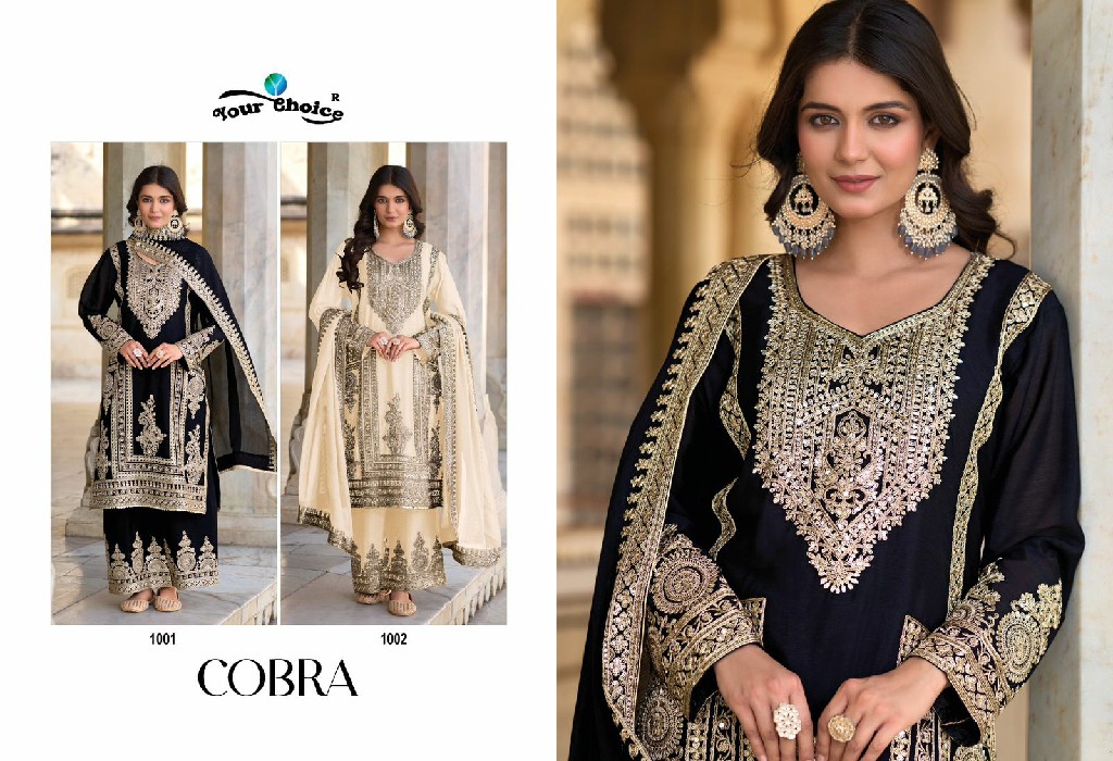 Your Choice Cobra Wholesale Designer Free Size Readymade Suits