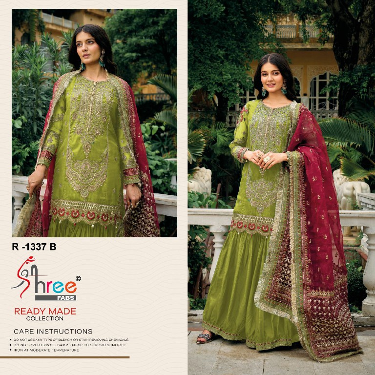 Shree Fabs R-1337 Wholesale Readymade Indian Pakistani Salwar Suits