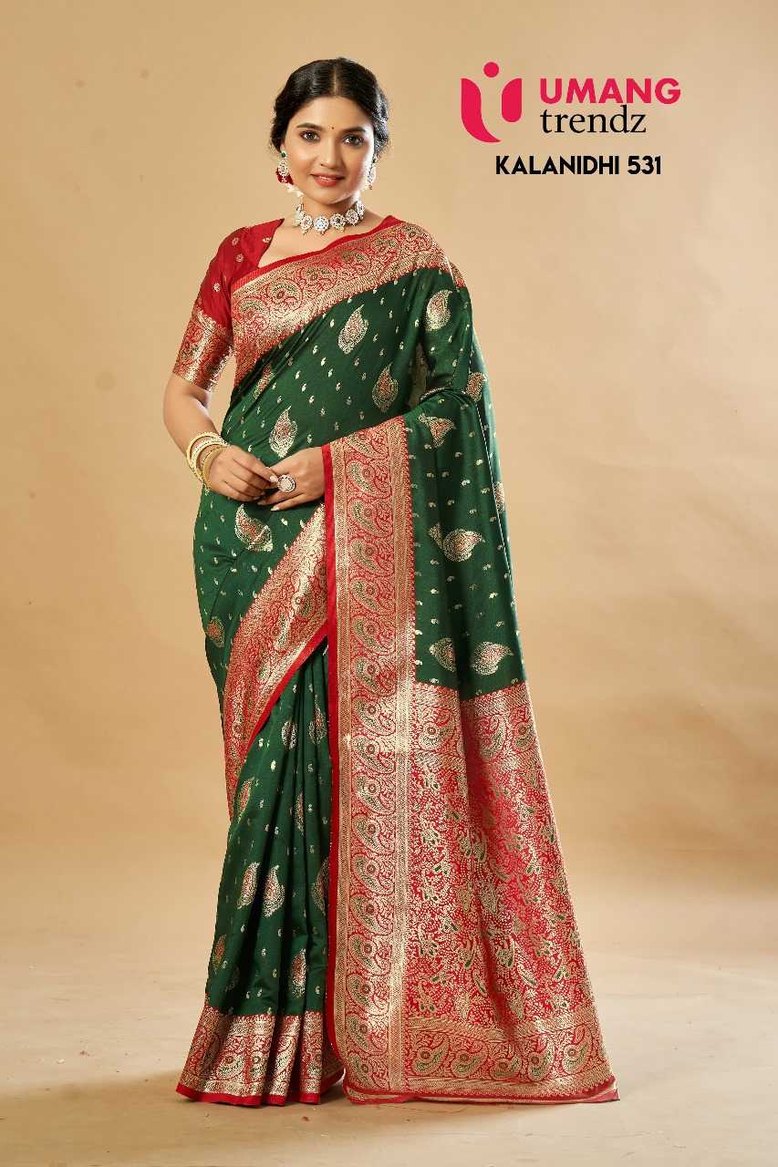 Umang kalanidhi 531 kota lichi weaving silk saree for women